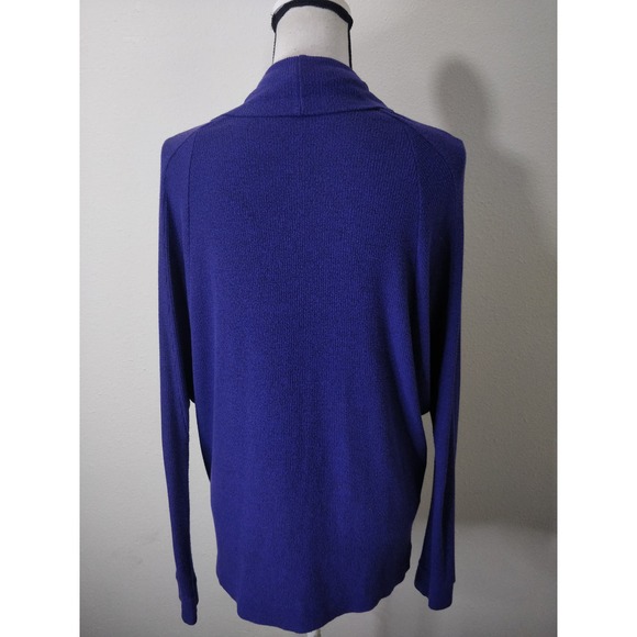 Urban Outfitters Ecote Blue Open Front Knit Cardigan Sweater Women's Size M - Picture 7 of 11